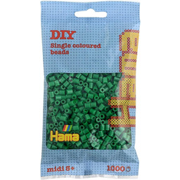 Hama 207-10 Koraliki Zielone 1000 Sztuk