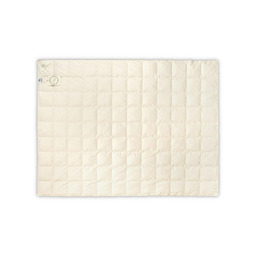 Kołdra puchowa 90% 135x200 Organic letnia 380g kremowa