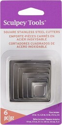 Sculpey AMM1016 zestaw foremek do cięcia wstępnego 6/Pkg