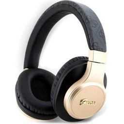 Guess Bezprzewodowe słuchawki nauszne 4G Metal Logo Bluetooth,