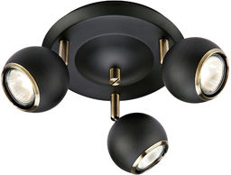 Markslojd plafon lampa sufitowa Coco 106876 czarny patyna