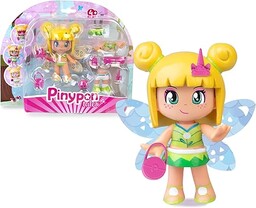 Pinypon Magiczna wróżka, dwustronne skrzydła ozdobione brokatem