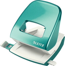 Dziurkacz Leitz WOW duży metalowy 30 kartek TURKUSOWY