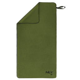 RĘCZNIK Z MIKROFIBRY WOJSKOWY KHAKI 120x60 cm NILS