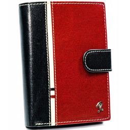 Portfel męski Rovicky 331L-RBA-D BLACK-RED czarno-czerwony