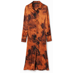 Sukienka koszulowa średniej długości