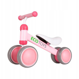 Rowerek biegowy treningowy mini rower dla dzieci różowy