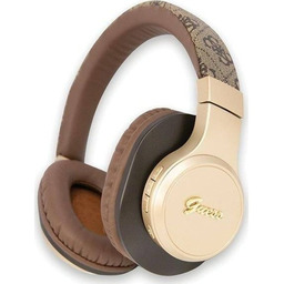 Guess Bezprzewodowe słuchawki nauszne 4G Metal Logo Bluetooth,