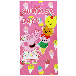 ŚWINKA PEPPA PEPA DUŻY RĘCZNIK NA BASEN 70X140