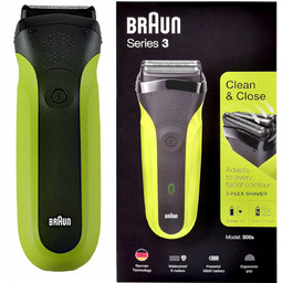 Golarka Męska Braun 300s Czarno-zielona