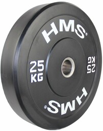 Obciążenie olimpijskie gumowane BBR25 25 kg - HMS