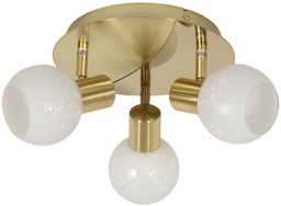 Candellux AVILA 98-07131 plafon lampa sufitowa mosiądz szklany