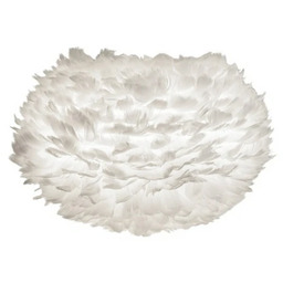 Eos Klosz/Abażur Micro Biały UMAGE, biały, sypialnia, pierze