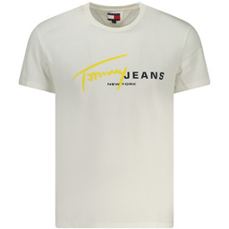 TOMMY HILFIGER KOSZULKA Z KRÓTKIM RĘKAWEM MĘSKA BIAŁA