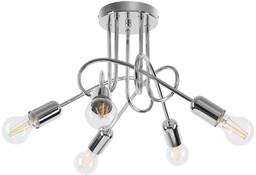 Lampa sufitowa LOOP 5xE27 chrom