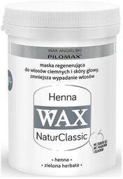 WAX Henna Maska regenerująca do włosów ciemnych, 480