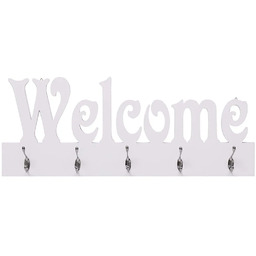 Edinos Wieszak Ścienny Biały Na Ubrania Dąb K7-H62