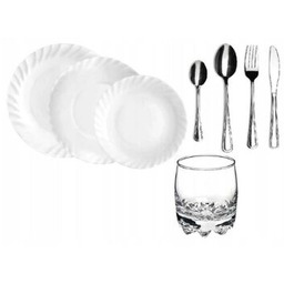 Zestaw obiadowy Prima Hanna dla 6 osób talerze