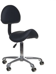 Taboret kosmetyczny BY-8373 czarny