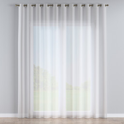 Firana na przelotkach, kremowy, Natural Touch