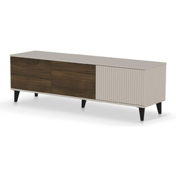 Edinos Szafka lamelowana rtv orzech + kaszmir D6-P72