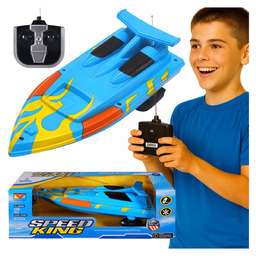 MOTORÓWKA pływająca 4 KANAŁOWA sterowana PILOT łódź pływa