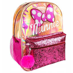 Brokatowy Plecak Szkolny Myszka Minnie Mouse