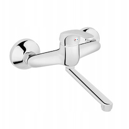 Ferro Basic bateria umywalkowa ścienna Chrom