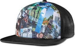 czapka męska ETNIES DIG TRUCKER Black/Blue