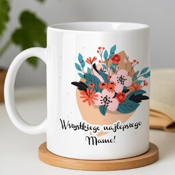 Kubek z nadrukiem na dzień matki urodziny