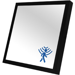 Panel natynkowy 40x40 36W 4000K czarny z czujnikiem