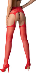 Passion S028 Tights Red