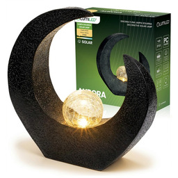 Lampa ogrodowa solarna IP44 2700K AURORA latarenka biała