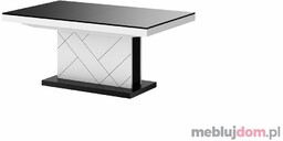 Ławostół MATERA MAX Hubertus Czarno-biały, Matowy, 70x120-170