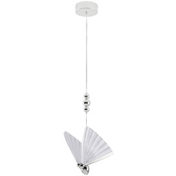 Lampa wisząca Mariposa 1 srebrna LED CCT LP-1715/1P