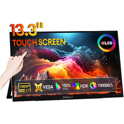 ZEUSLAP Przenośny monitor OL133ED (dotykowy)