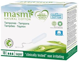 MASMI_Tampons tampony z bawełny organicznej Super 18szt