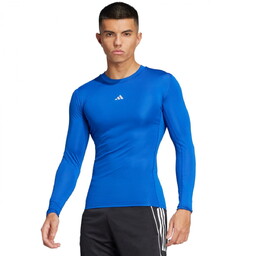 Koszulka męska adidas Techfit Long Sleeve Tee niebieska