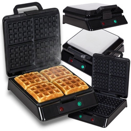 Gofrownica na 4 gofry nieprzywierająca powłoka teflonowa 1080-1300W