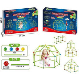 Klocki konstrukcyjne - rurki fluorescencyjne