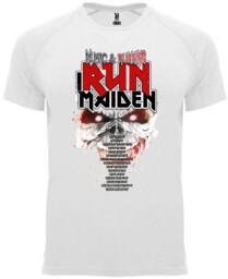 Męska koszulka sportowa z nadrukiem "I Run Maiden"