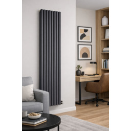 Grzejnik łazienkowy 1800x472mm, 2395W czarny Solaria