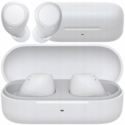 Słuchawki Bezprzewodowe Dokanałowe Sony Bluetooth Białe Mikrofon