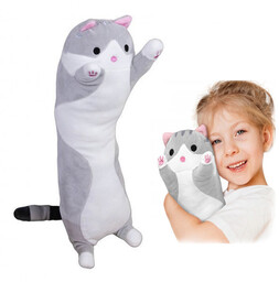 Przytulanka Długi Kotek kot maskotka long