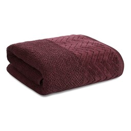 Eurofirany Ręcznik Loren 10 70x140 bordowy 500 g/m2