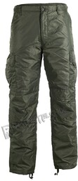 spodnie bojówki THERMO HOSE olive-L
