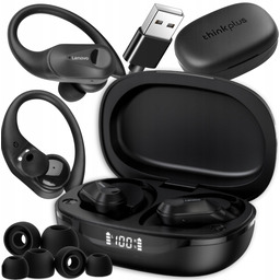 Słuchawki Bezprzewodowe Douszne Lenovo Z Mikrofonem Do Biegania