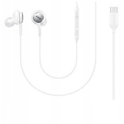 Zestaw stereo Samsung EO-IC100BW Akg biały/white Usb-c
