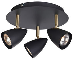 Markslojd plafon lampa sufitowa Ciro 106320 czarna 23,5cm