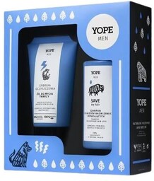 YOPE Men Wood Zestaw Żel do mycia twarzy,